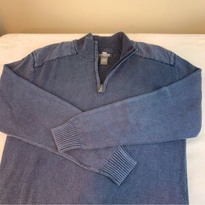 Method Men’s Mock Zipper Neck Sweater- Sz L